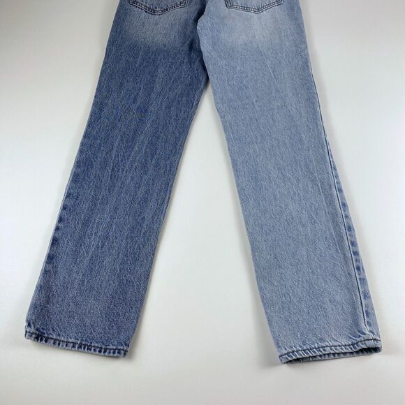 Pacsun Dad Jeans Womens Sz 24 90s Hi Rise Two Tone Denim Pants Button Fly Retro - Picture 4 of 7
